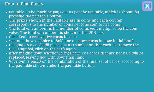 Payout Table