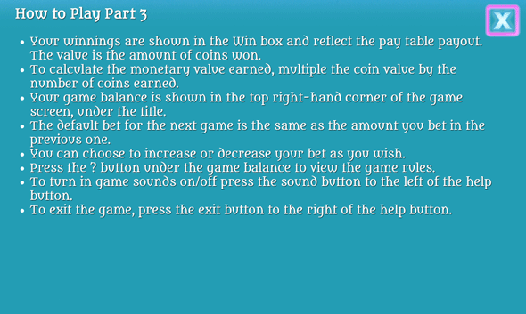 Payout Table