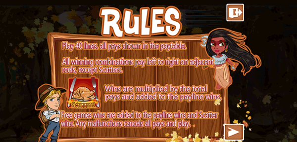 Play Fork and Turkey, Game Rules